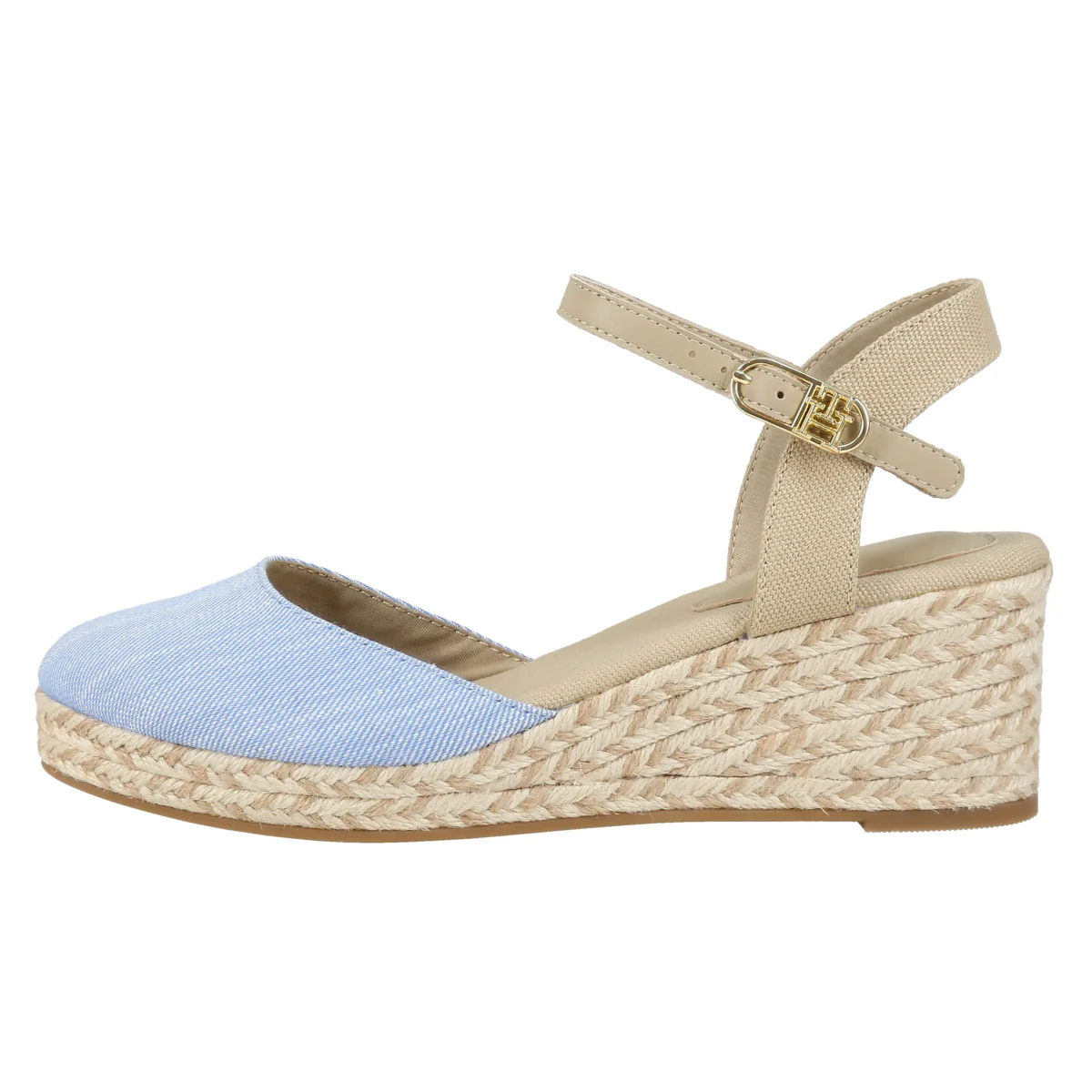 Chambray Mid Wedge Espad - Image 2