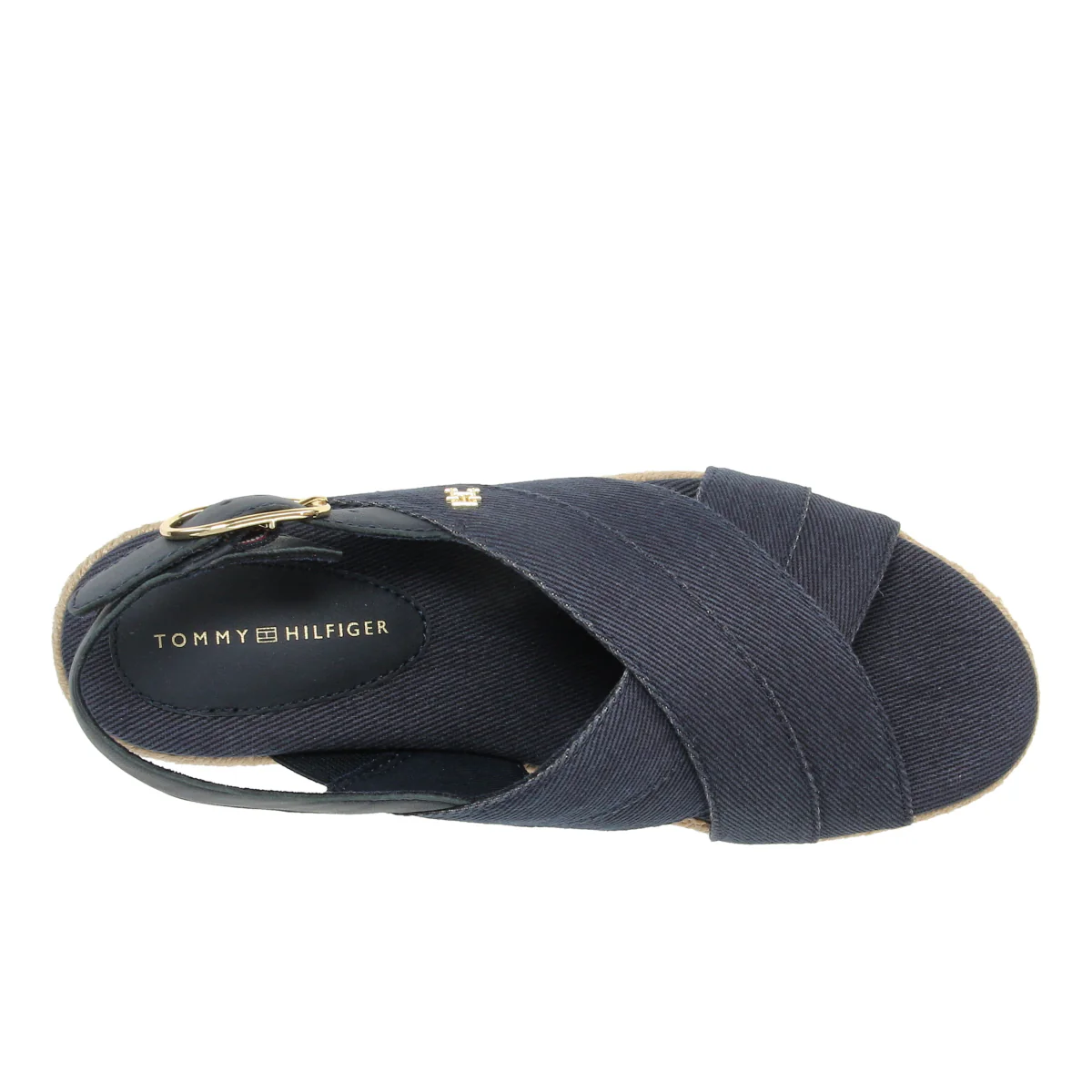 Denim Espadrille Platform Sand - Image 4
