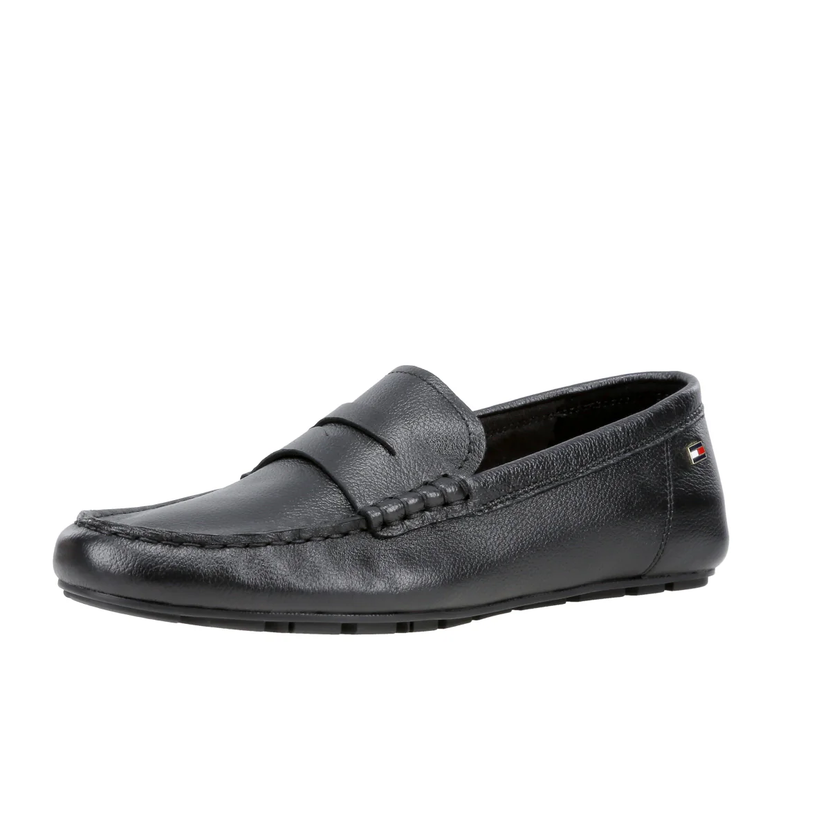 Flag Leather Driver Loafer