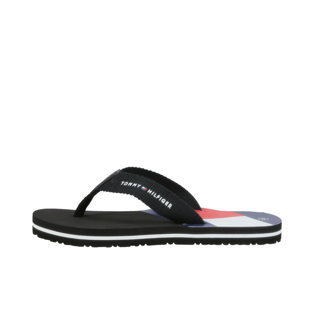 FLAG PRINT FLIP FLOP BLACK - Image 2