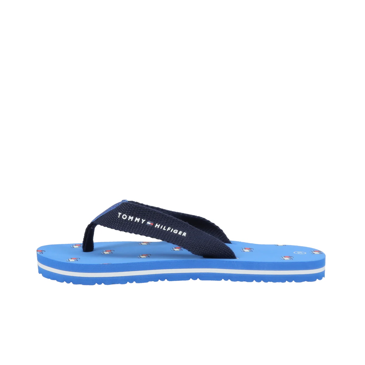 Flag Print Flip Flop Royal Blu - Image 2