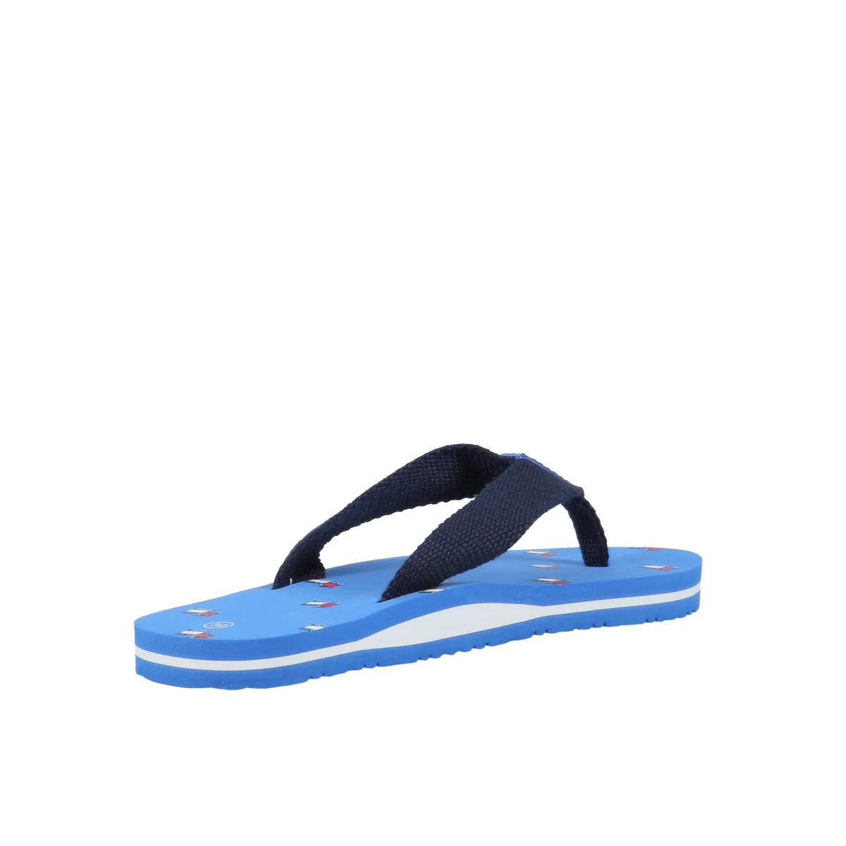 Flag Print Flip Flop Royal Blu - Image 3