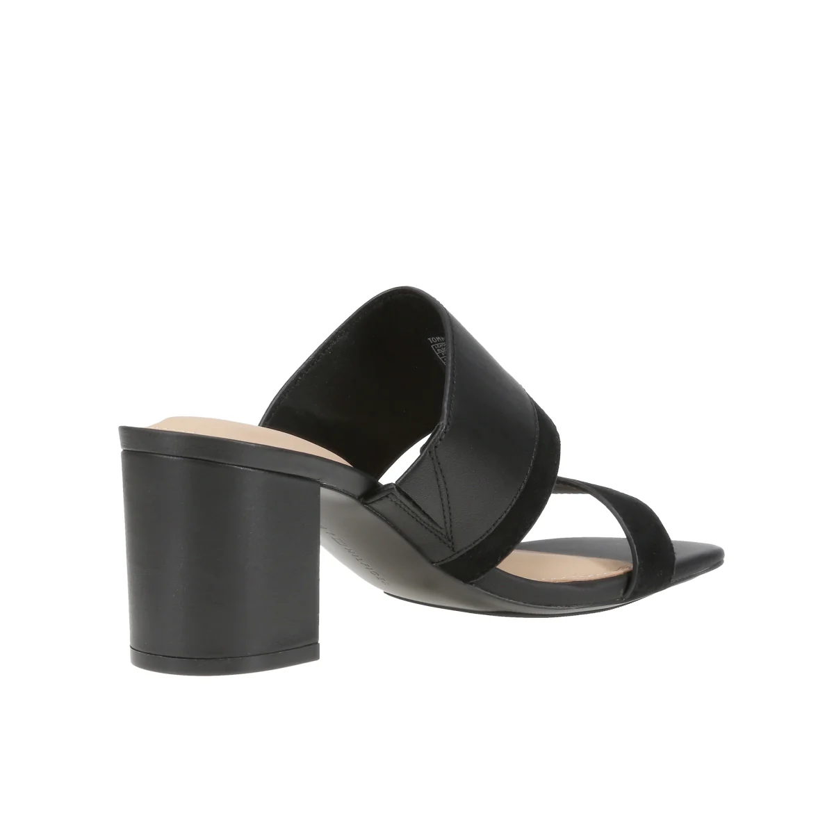 Leather & Suede Block Heel Mul - Image 7