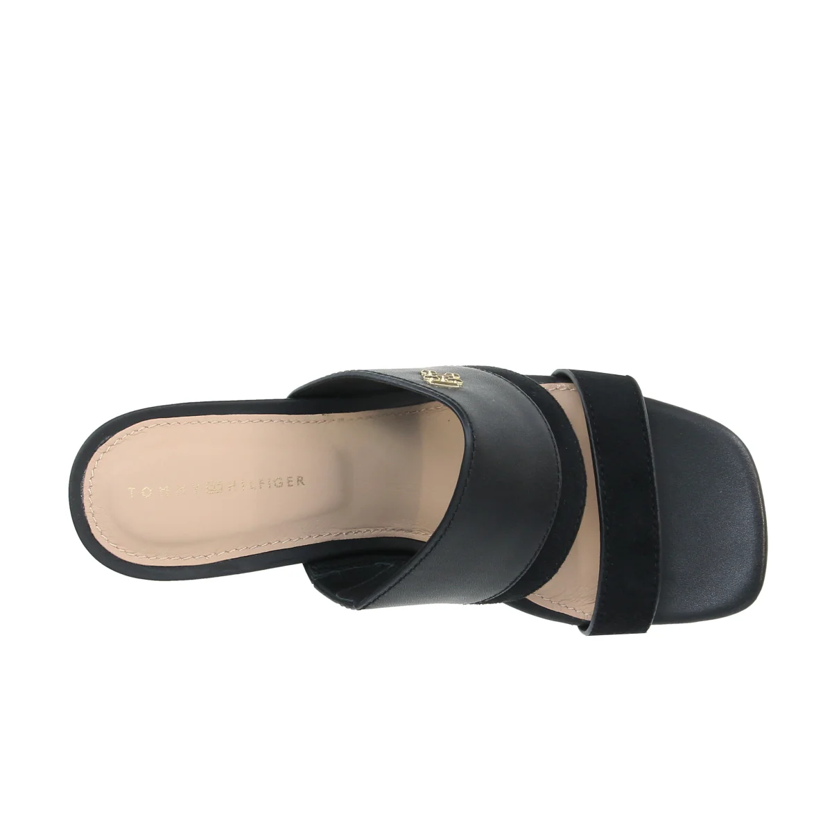 Leather & Suede Block Heel Mul - Image 8