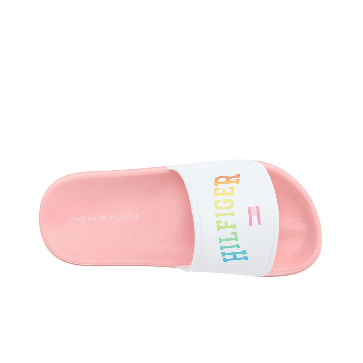 Logo Print Pool Slide Pink Mul - Image 4