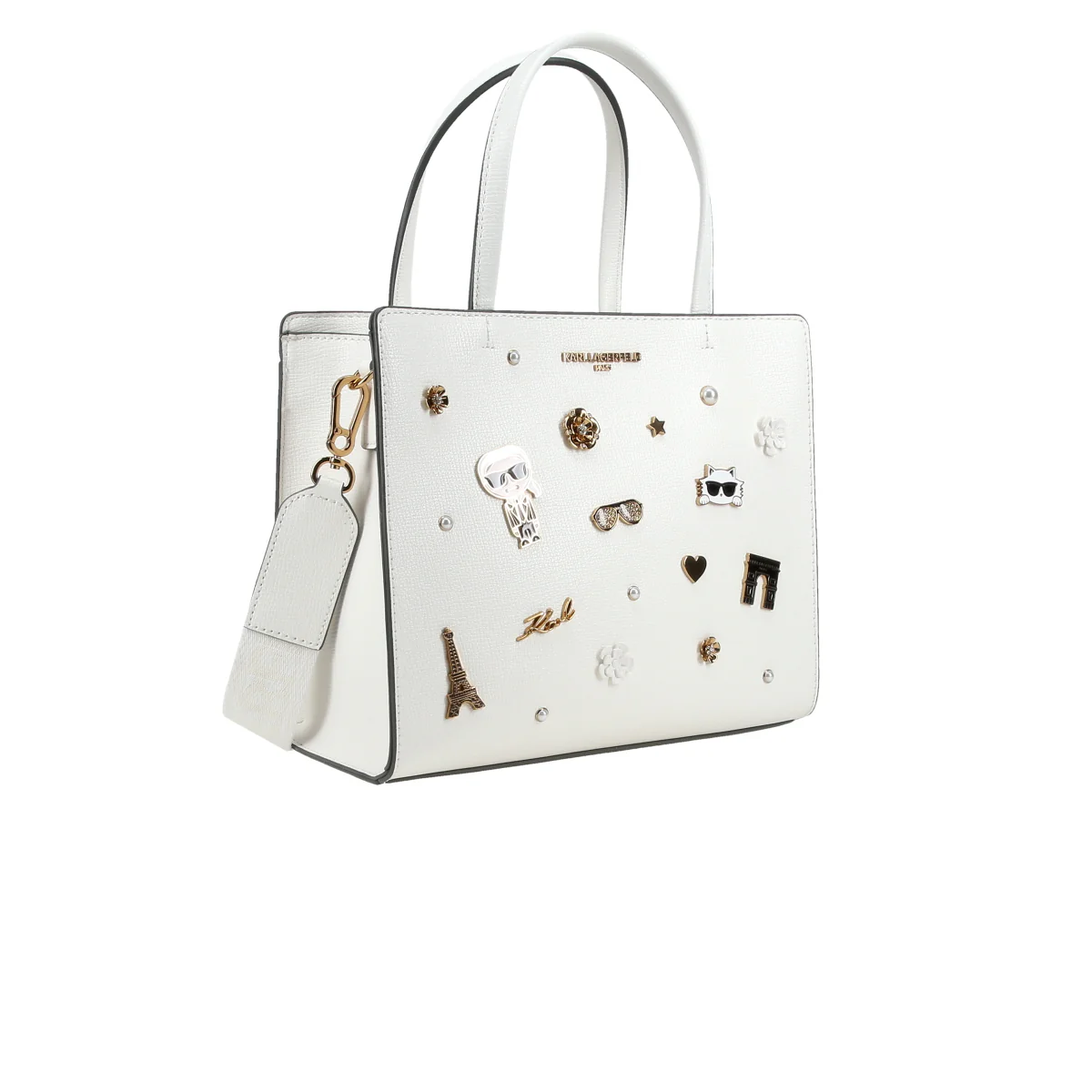 Maybelle Satchel Snow Wht Pin - Image 3