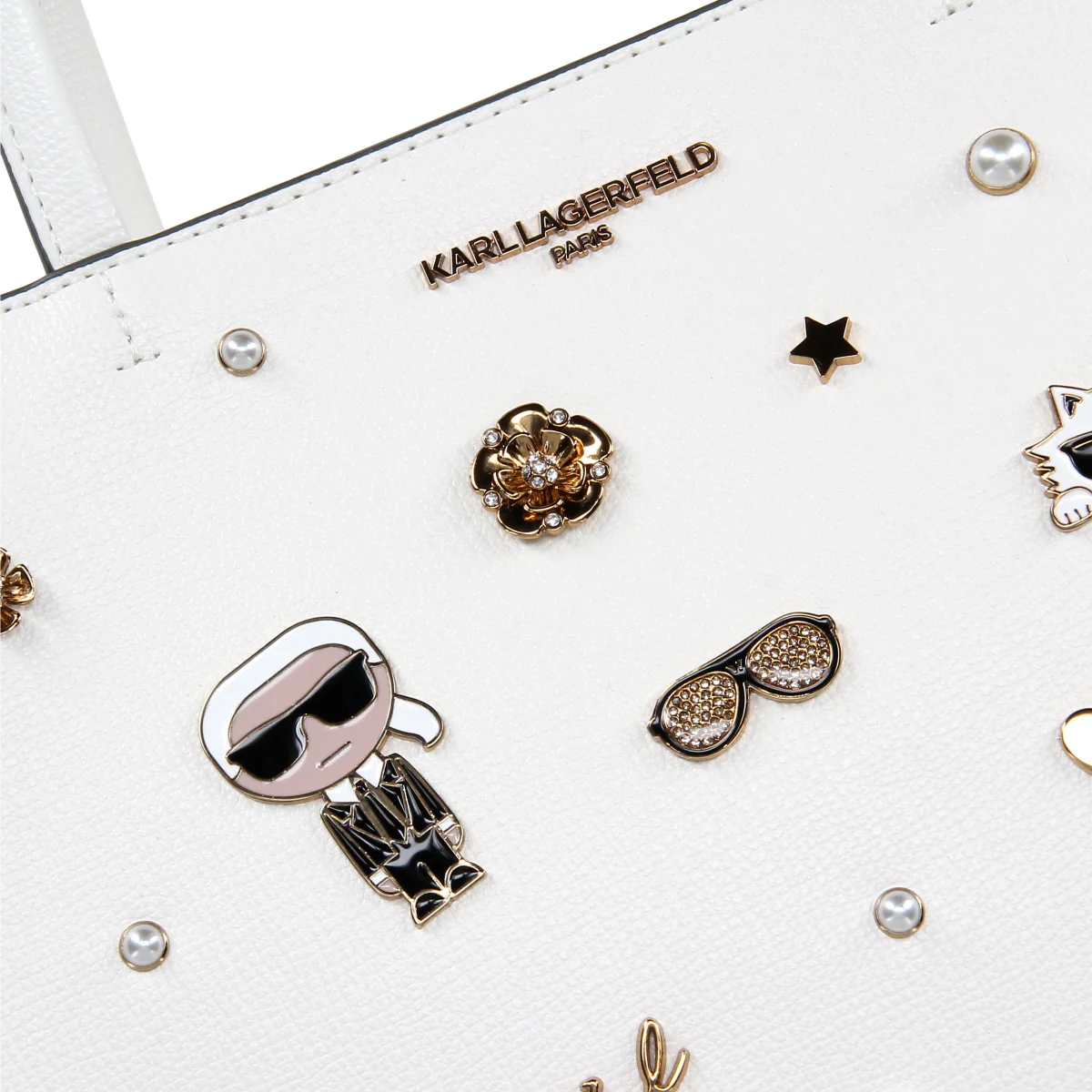 Maybelle Satchel Snow Wht Pin - Image 5