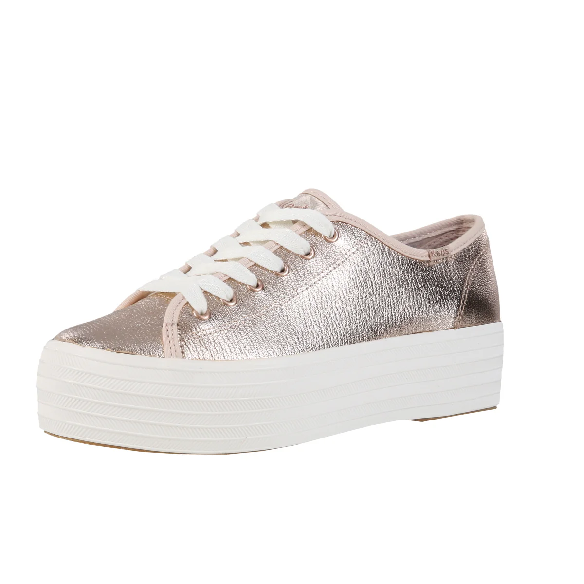 Triple Up Metallic Leather