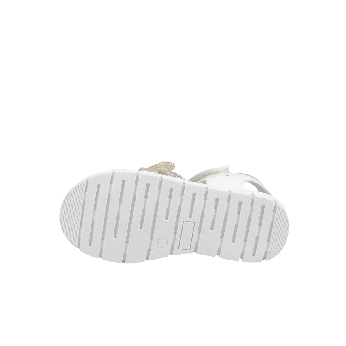 Velcro Sandal White/Gold - Image 5